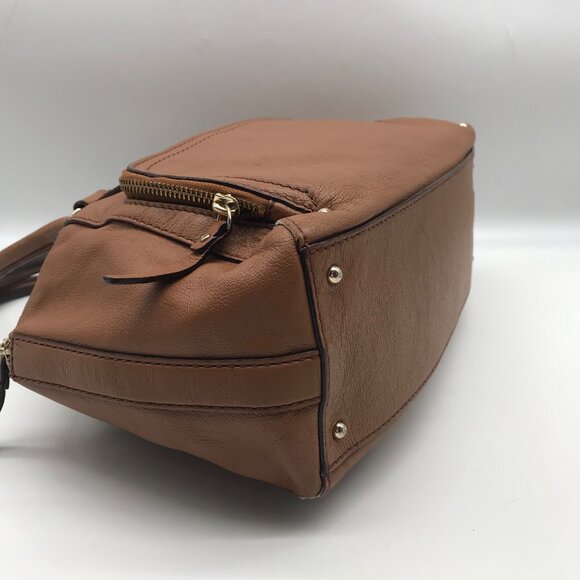 Kate Spade Cognac Leather Catalina Baxter Street Tote - Picture 9 of 12